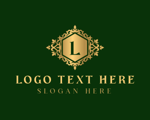 Ornament - Elegant Hexagon Ornament logo design
