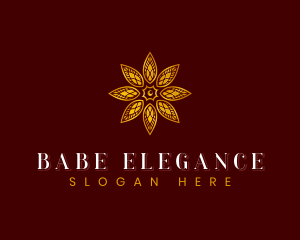 Elegant Leaf Spa logo design