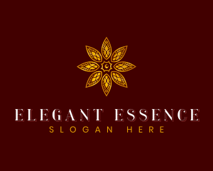 Elegant Leaf Spa logo design