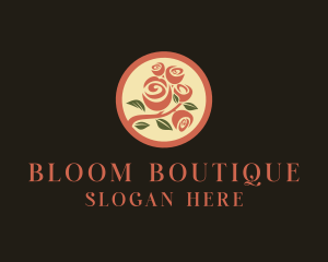 Rose Flower Bouquet logo