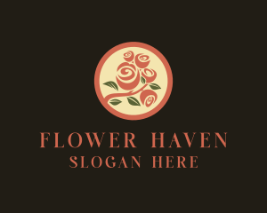 Rose Flower Bouquet logo