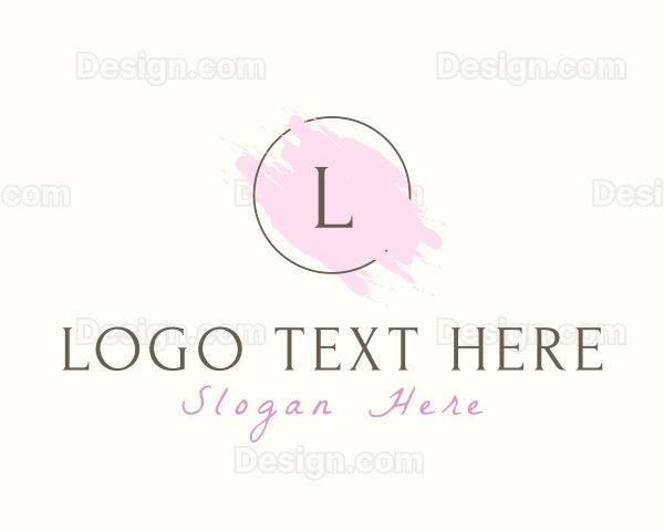 Feminine Aesthetic Watercolor Logo