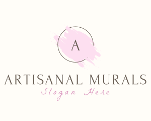 Feminine Aesthetic Watercolor logo design