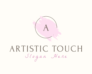 Feminine Aesthetic Watercolor logo design