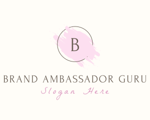 Feminine Aesthetic Watercolor logo design