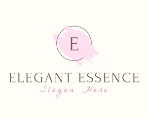 Feminine Aesthetic Watercolor logo design