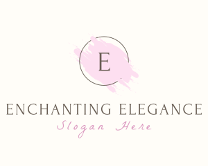 Feminine Aesthetic Watercolor logo design