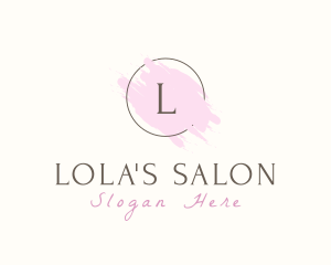 Feminine Aesthetic Watercolor logo design