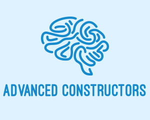 Blue Brain Mind logo design