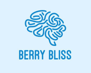 Blue Brain Mind logo design