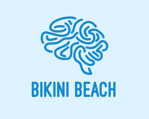 Blue Brain Mind logo design