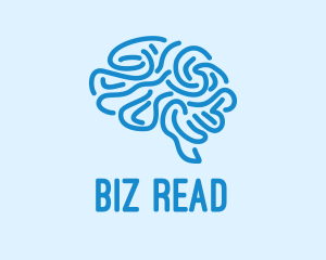 Blue Brain Mind logo design