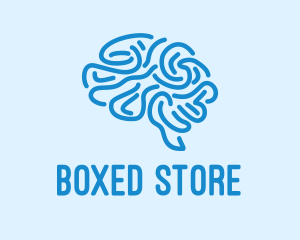 Blue Brain Mind logo design