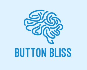 Blue Brain Mind logo design