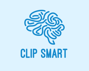 Blue Brain Mind logo design