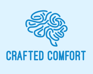 Blue Brain Mind logo design