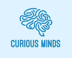 Blue Brain Mind logo design