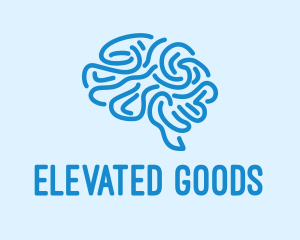 Blue Brain Mind logo design