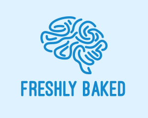 Blue Brain Mind logo design