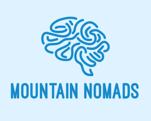 Blue Brain Mind logo design