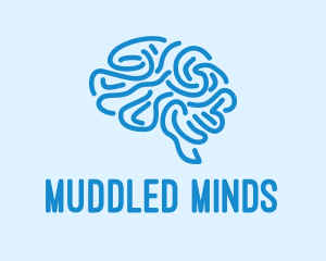 Blue Brain Mind logo design