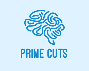 Blue Brain Mind logo design