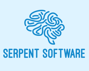 Blue Brain Mind logo design