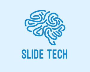 Blue Brain Mind logo design