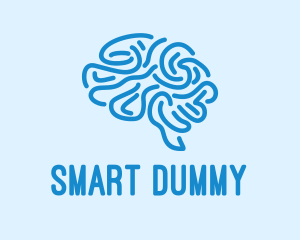 Blue Brain Mind logo design