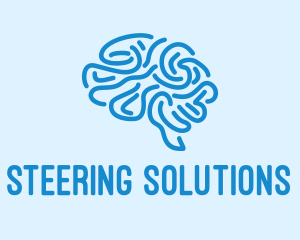 Blue Brain Mind logo design