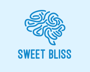 Blue Brain Mind logo design