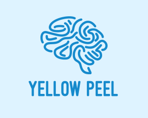 Blue Brain Mind logo design