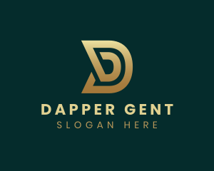 Elegant Business Letter D logo design