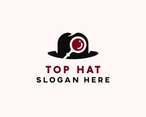 Detective Bowler Hat logo design