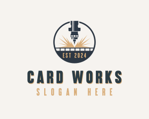 Industrial CNC Laser logo design