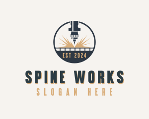 Industrial CNC Laser logo design