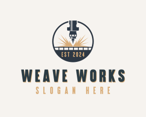 Industrial CNC Laser logo design