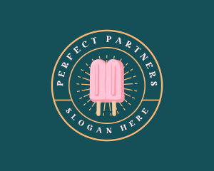 Popsicle Ice Cream logo design