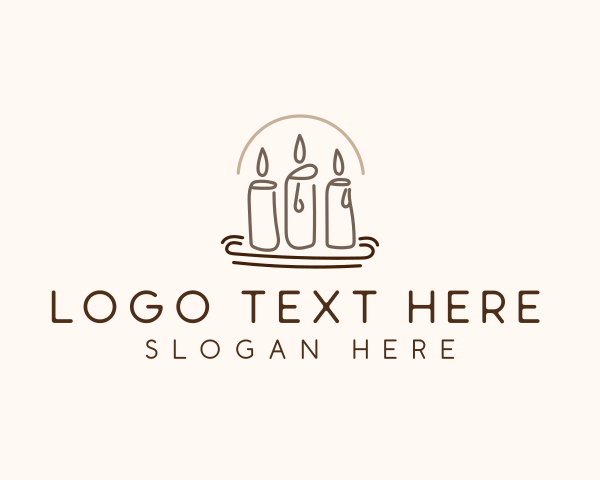 Candle Wax logo example 1