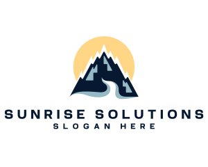 Sunrise Mountain Park logo design