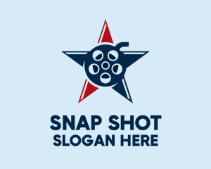 American Star Film logo design