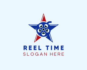 American Star Film logo design