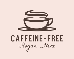  Steaming Hot Cappuccino logo design