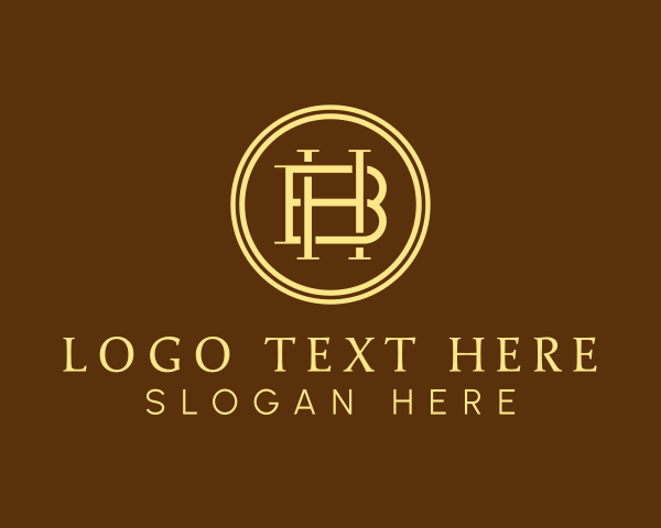 Letter Hb logo example 2