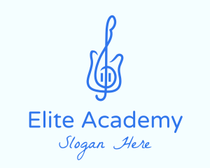 Electric Guitar Note  logo