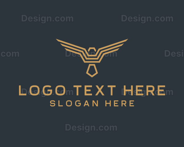 Premium Geometric Bird Logo