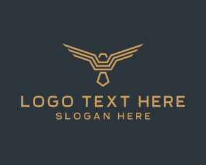 Premium Geometric Bird  logo