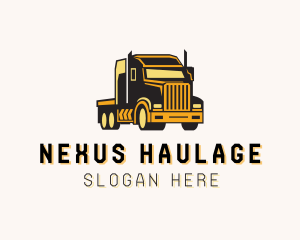 Construction Truck Mover logo design