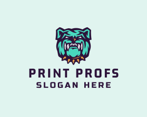 Pet Bulldog Esports logo design