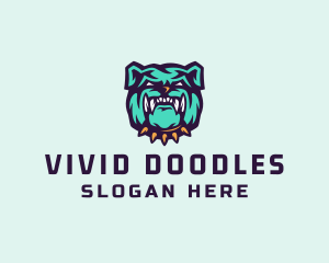 Pet Bulldog Esports logo design